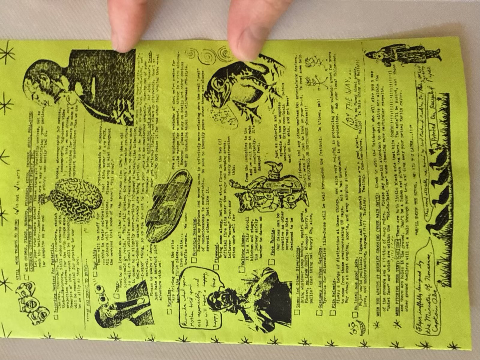 Flyer: Lord Buckley Festival - map - Uncle Shinbone archive media