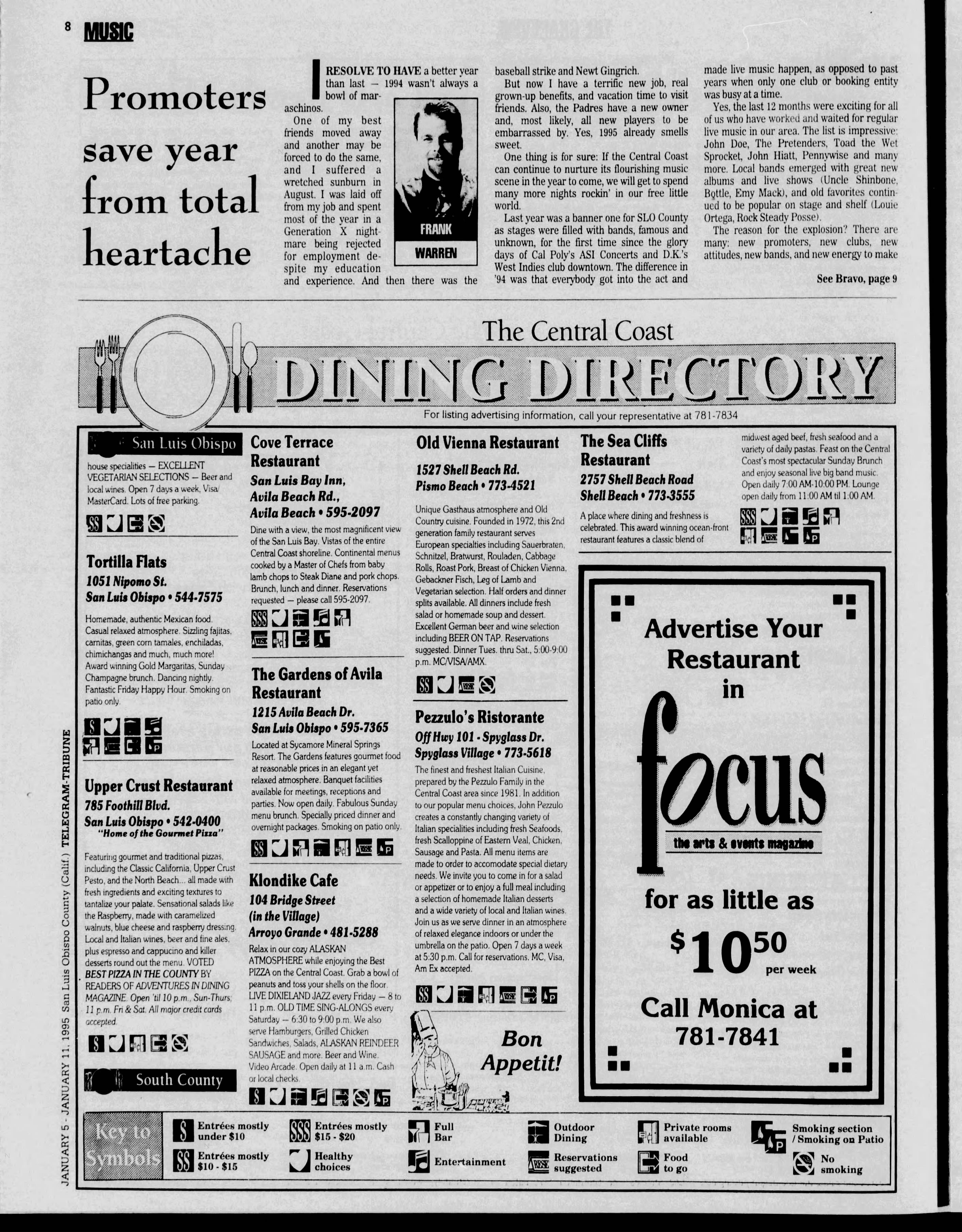The Tribune clipping - Jan 5, 1995 p. 34 - Uncle Shinbone archive media