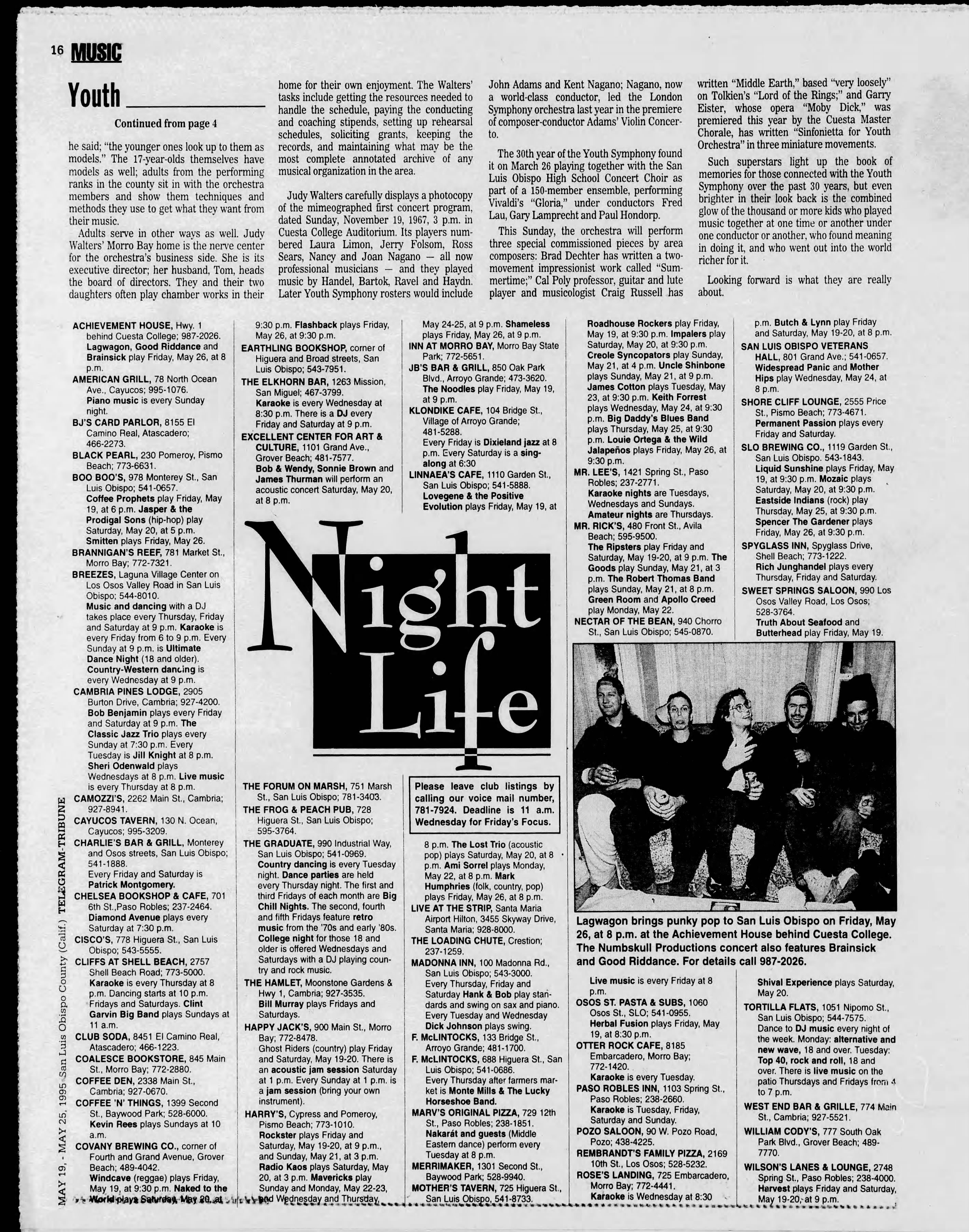 The Tribune clipping - May 19, 1995 p. 52 - Uncle Shinbone archive media