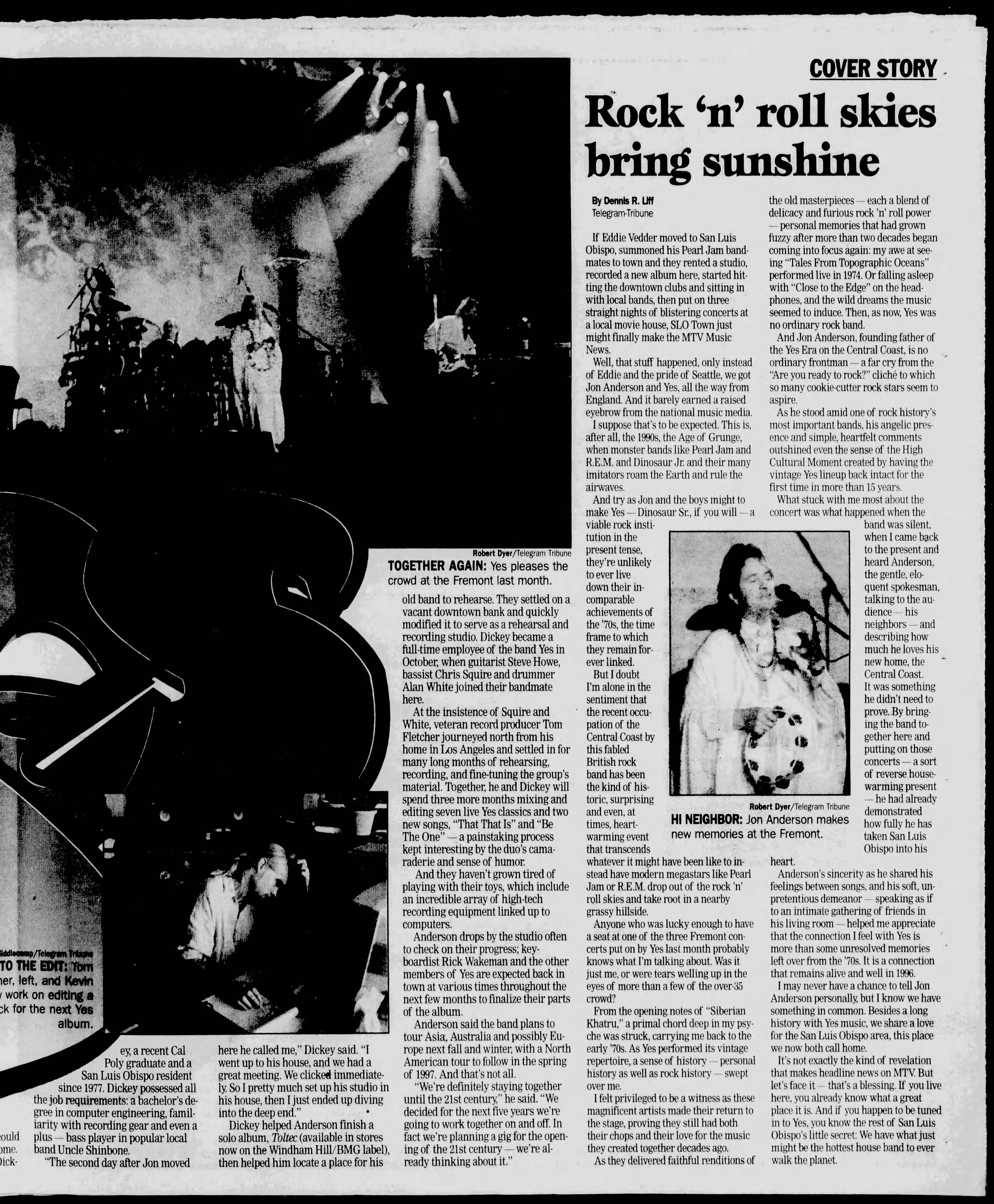The Tribune clipping - Apr 5, 1996 p. 35 - Uncle Shinbone archive media